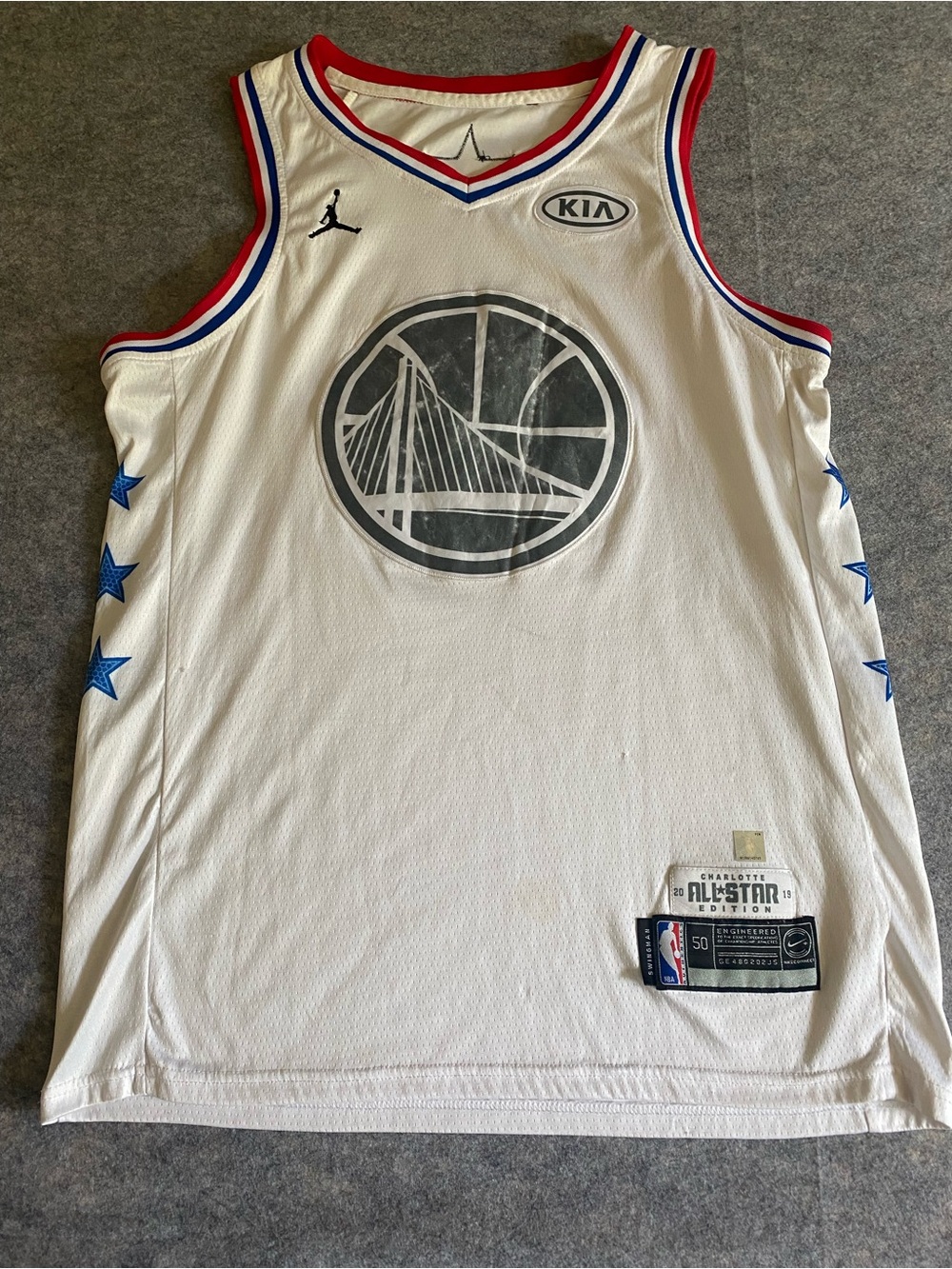 Authentic Golden State Warriors Stephen Curry Jersey